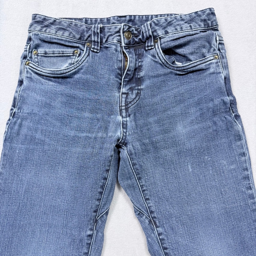 Gorpcore Prana Jeans Womens 30 Blue Denim Straight Leg Casual Cotton Blend - Picture 5 of 9